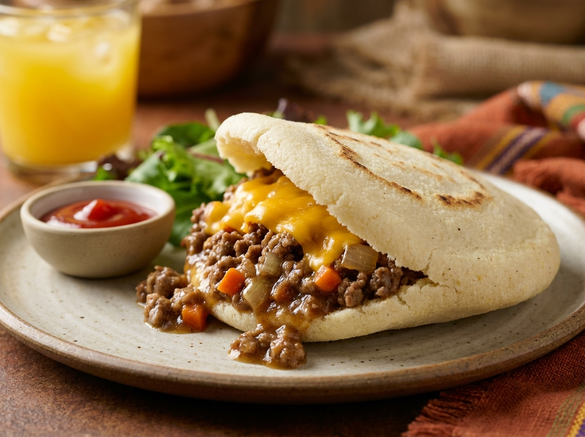 Arepa Australiana: Relleno de Carne al Estilo Meat Pie