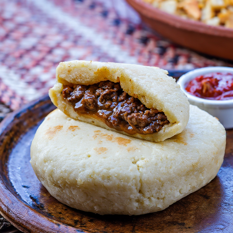 Arepa Australiana de Carne (Meat Pie Arepa)