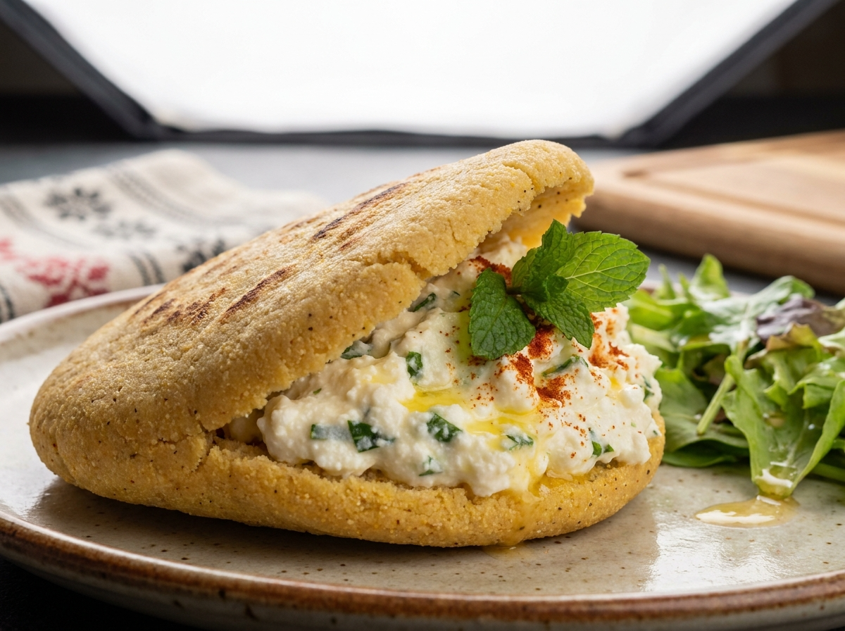 Arepa de Kasnudeln: Relleno de Requesón y Hierbas al Estilo de Carintia