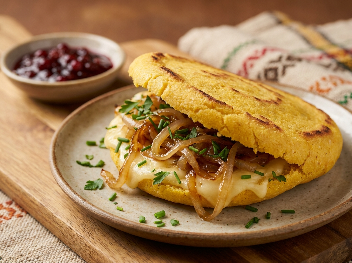 Arepa de Käsespätzle: Fusión Austriaca