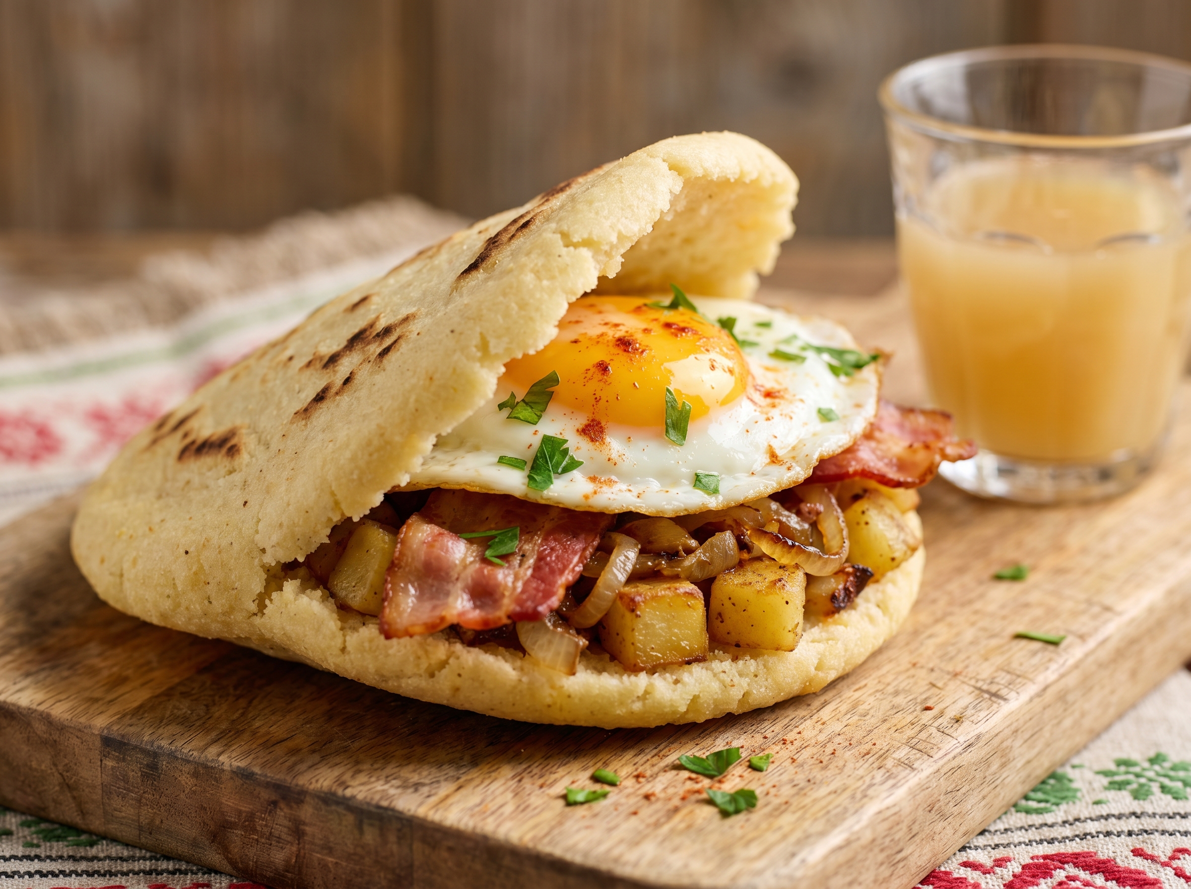 Arepa Tiroler Gröstl de Kitzbühel
