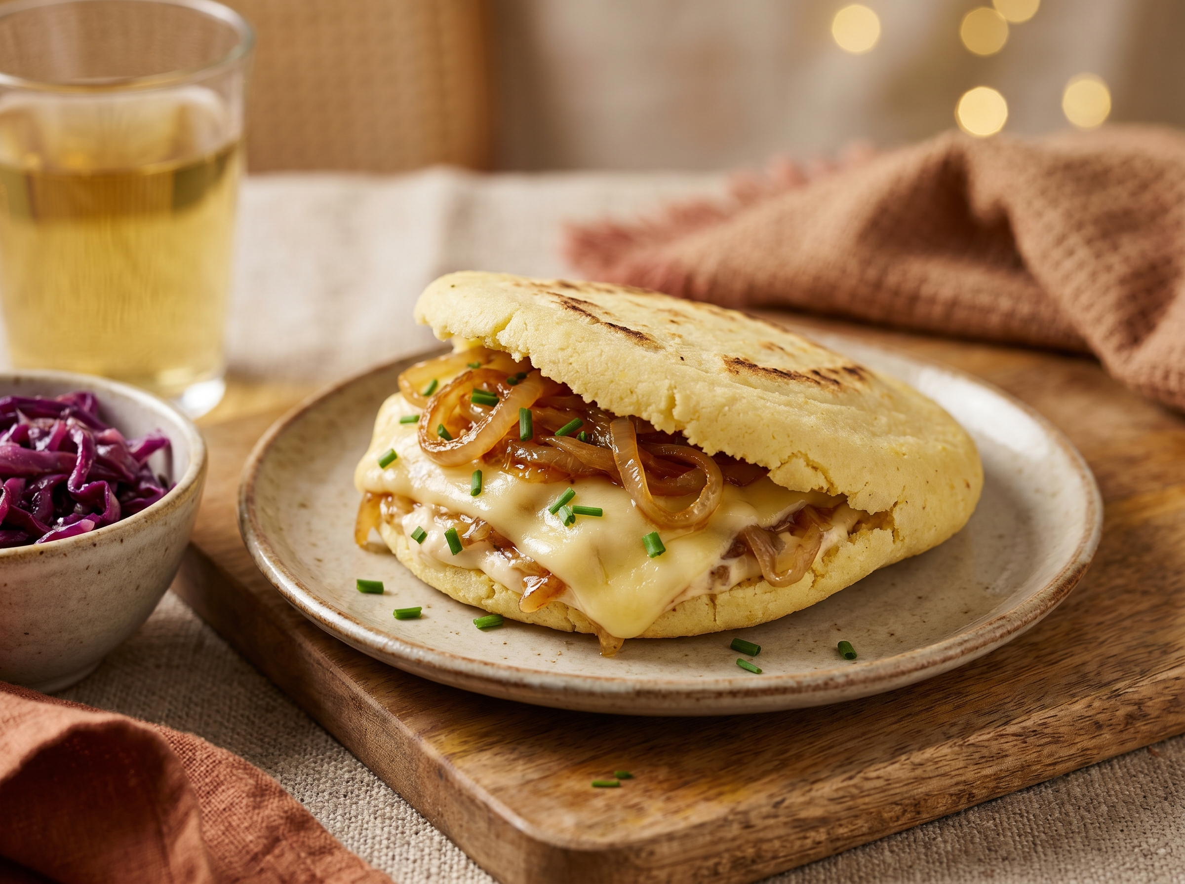 Arepa de Käsespätzle: Fusión Austriaca