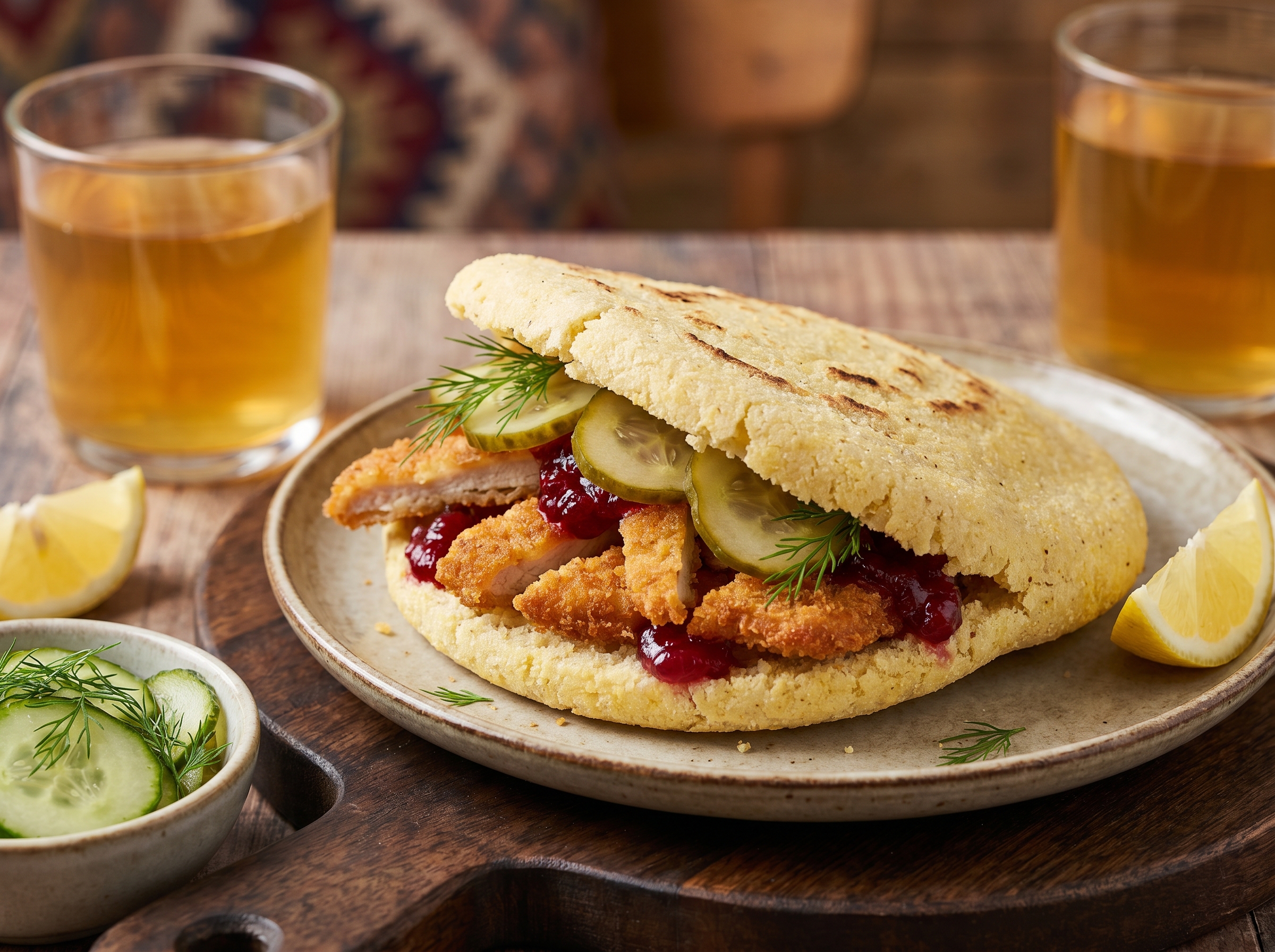 Arepa Vienesa de Schnitzel