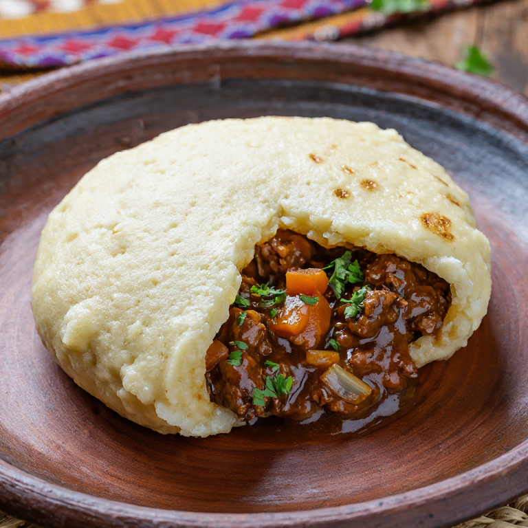 Arepa de Bierbratl al Estilo Salzburg