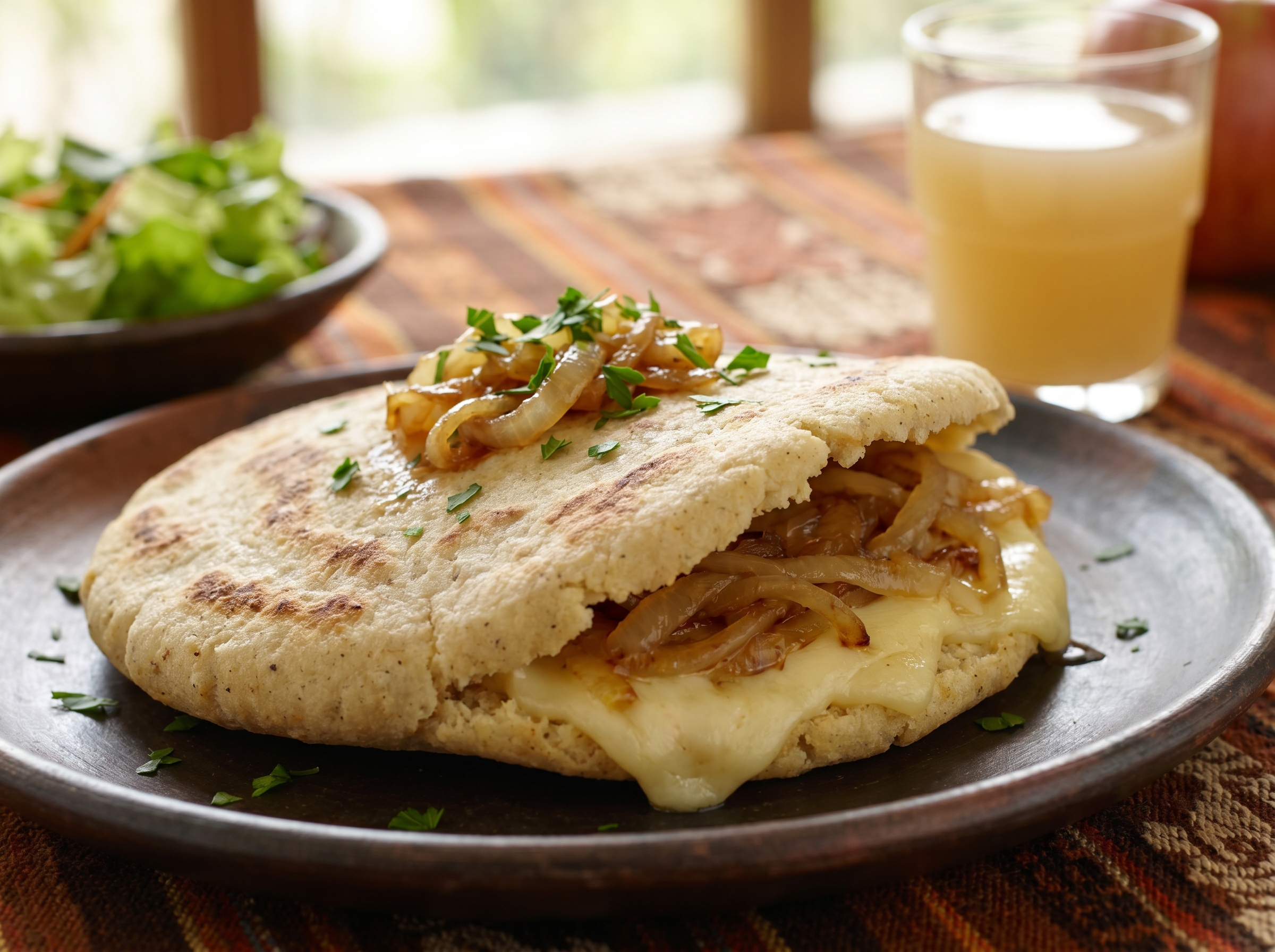 Arepa de Käsespätzle: Fusión Austriaca en Maíz