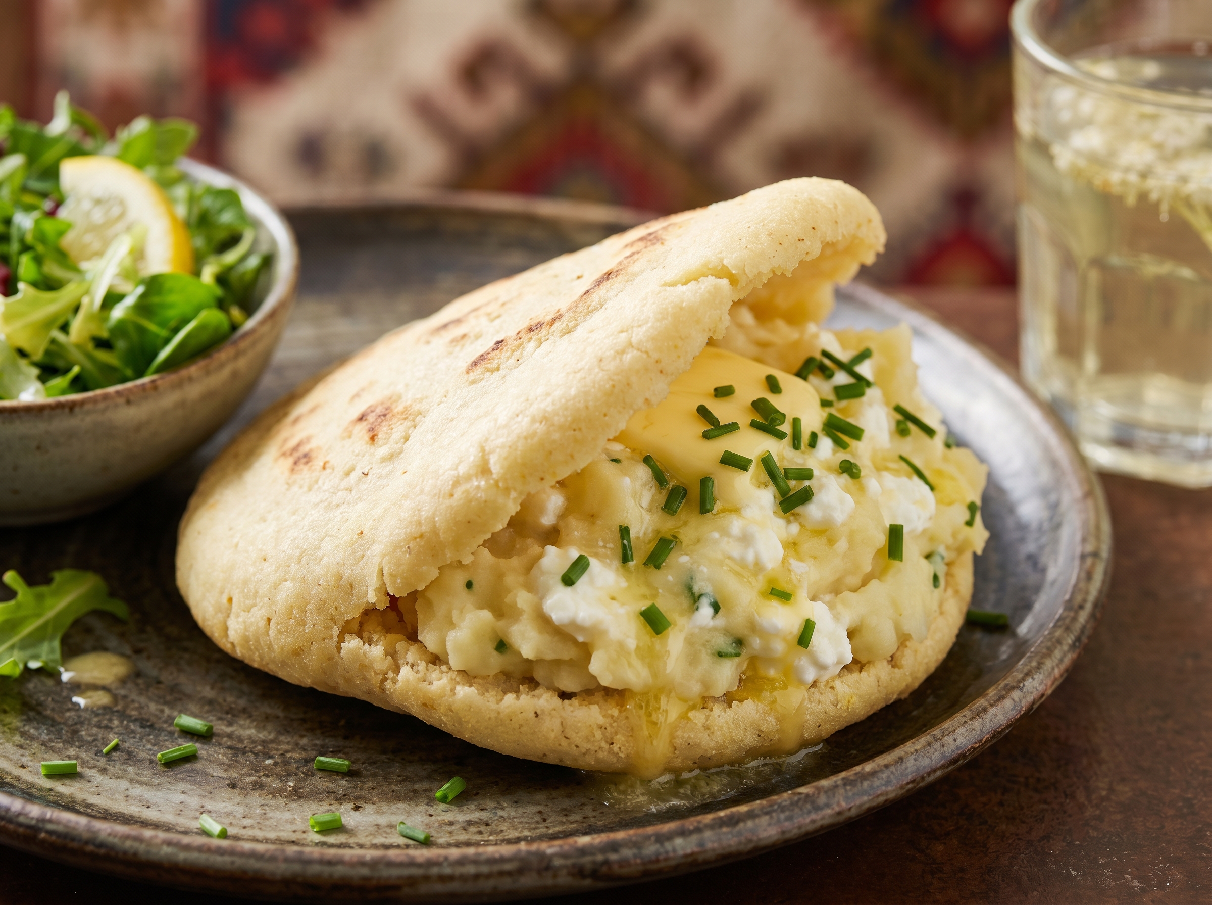 Arepa Rellena de Kasnudeln (Queso y Patata)