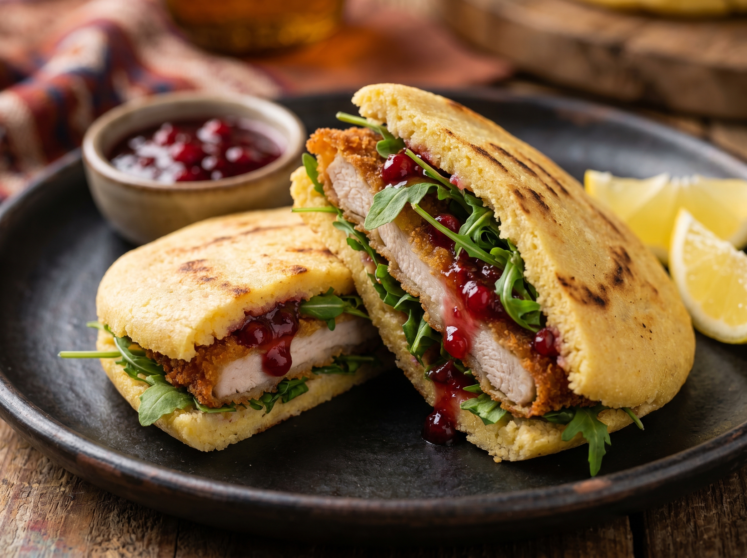 Wiener Schnitzel Arepa: Crispy Austrian Fusion