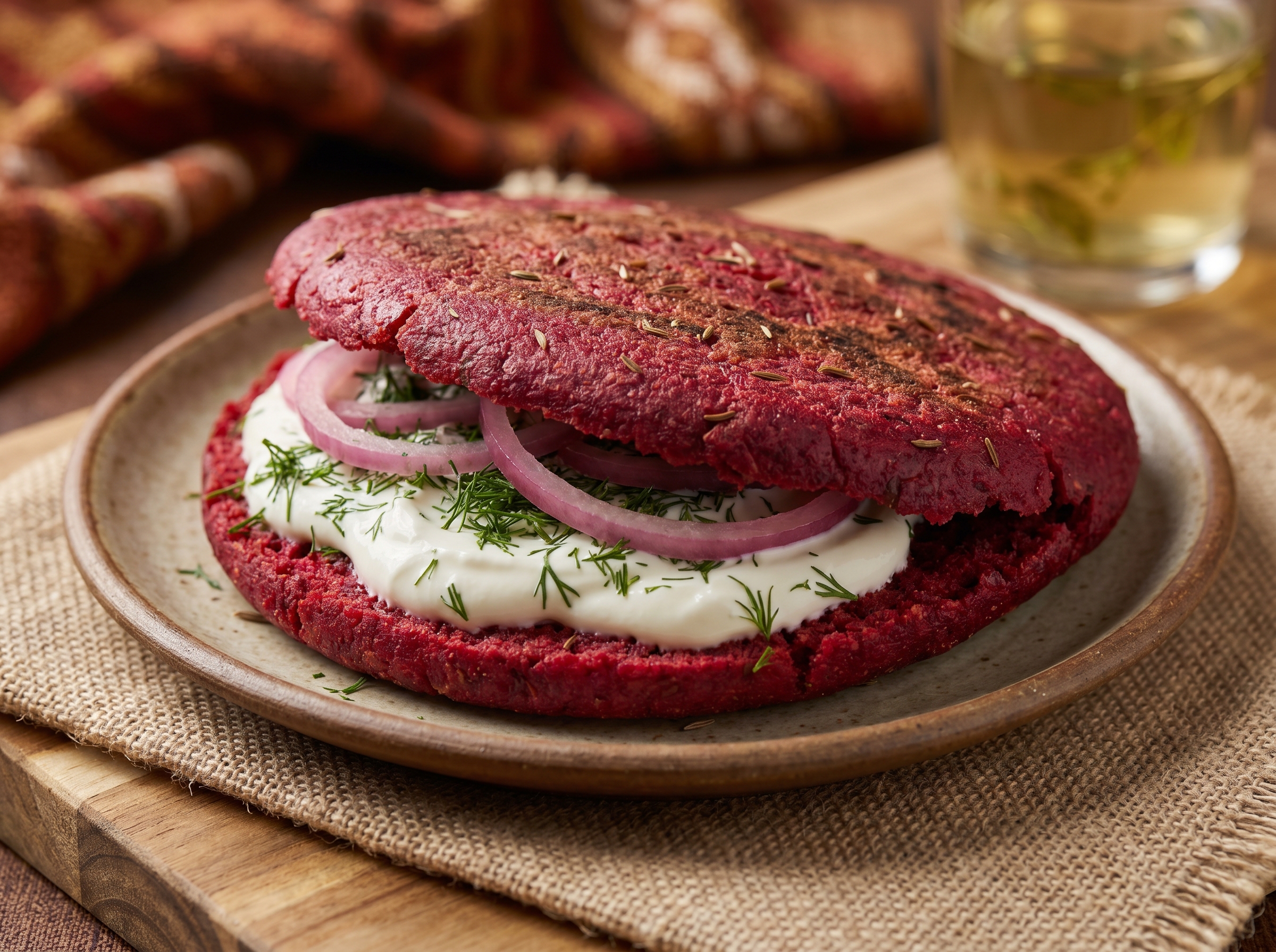 Arepa de Remolacha y Comino al Estilo Bielorruso