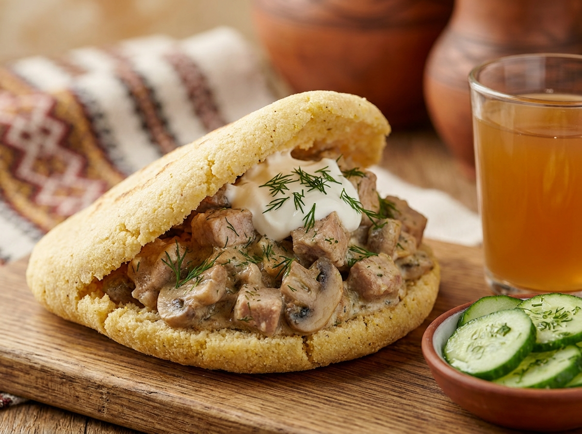 Arepa Bielorrusa de Machanka
