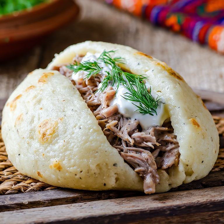 Arepa de Machanka al Estilo Bielorruso