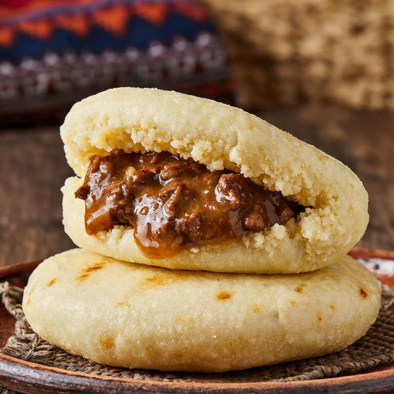 Arepa de Stoofvlees: Fusión Belga-Venezolana