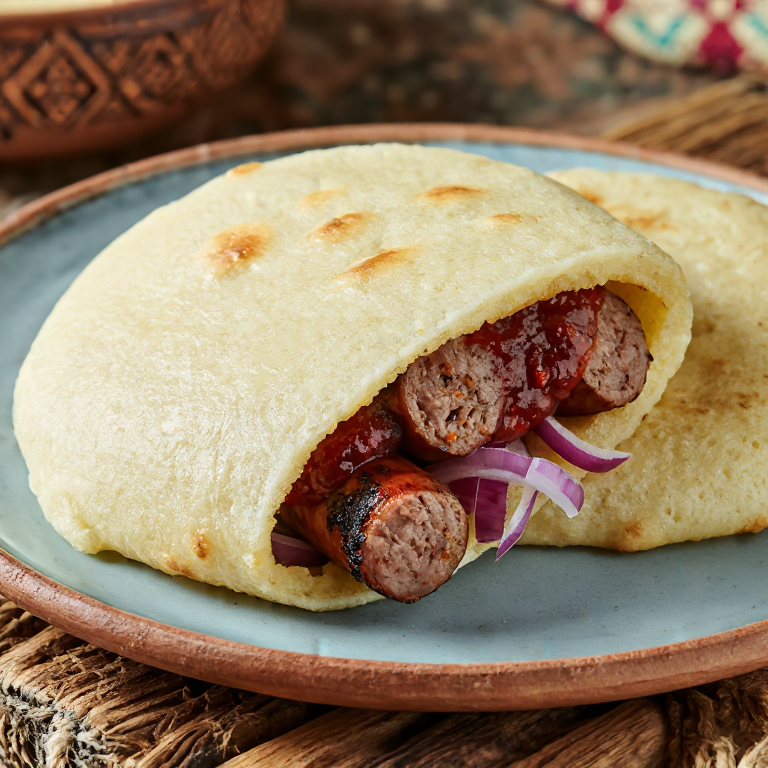 Arepa de Ćevapi al Estilo Banja Luka
