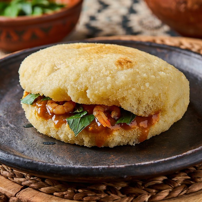 Arepa de Tacacá amazónica