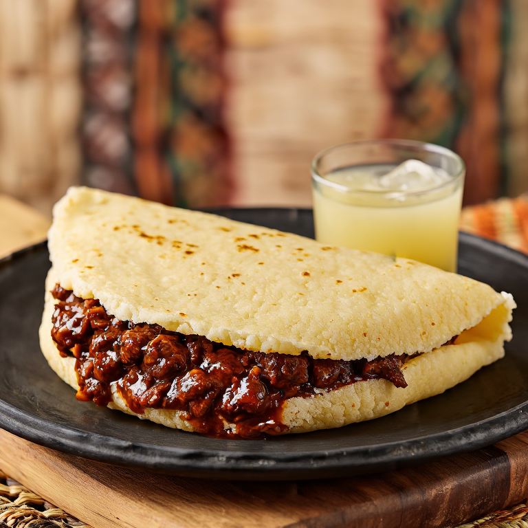 Arepa de Rendang de Brunei