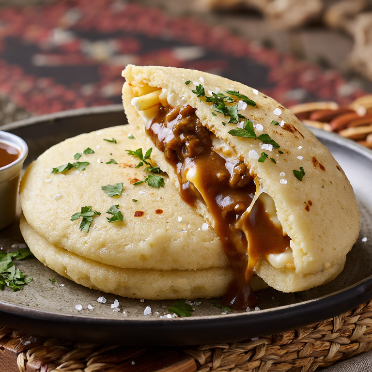 Poutine Arepa: A Canadian Classic Meets Venezuelan Street Food