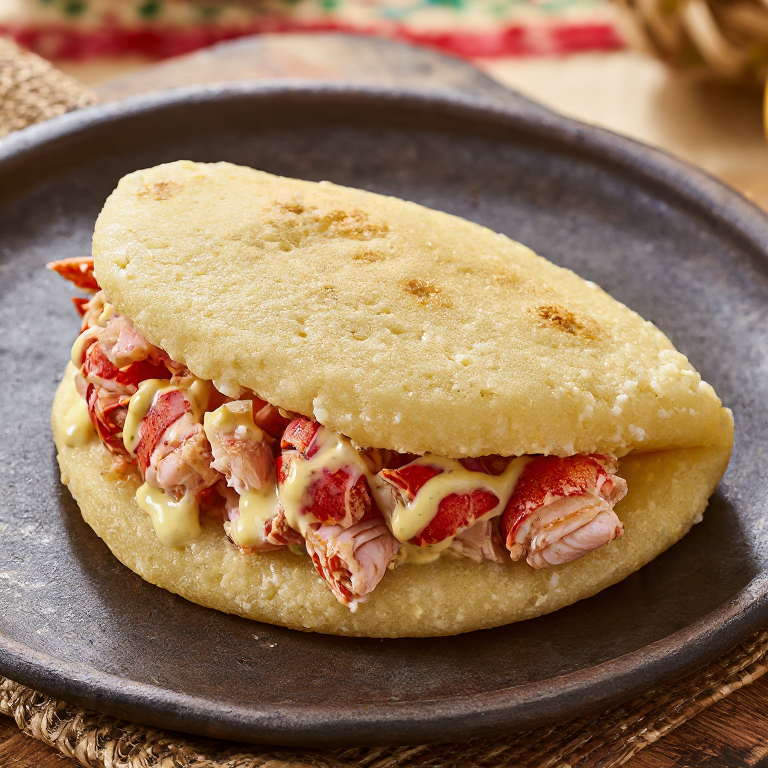 Arepa de Langosta a la Reina