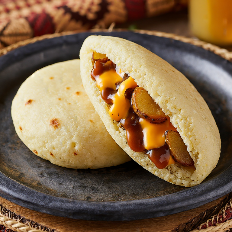 Arepa Rellena de Poutine