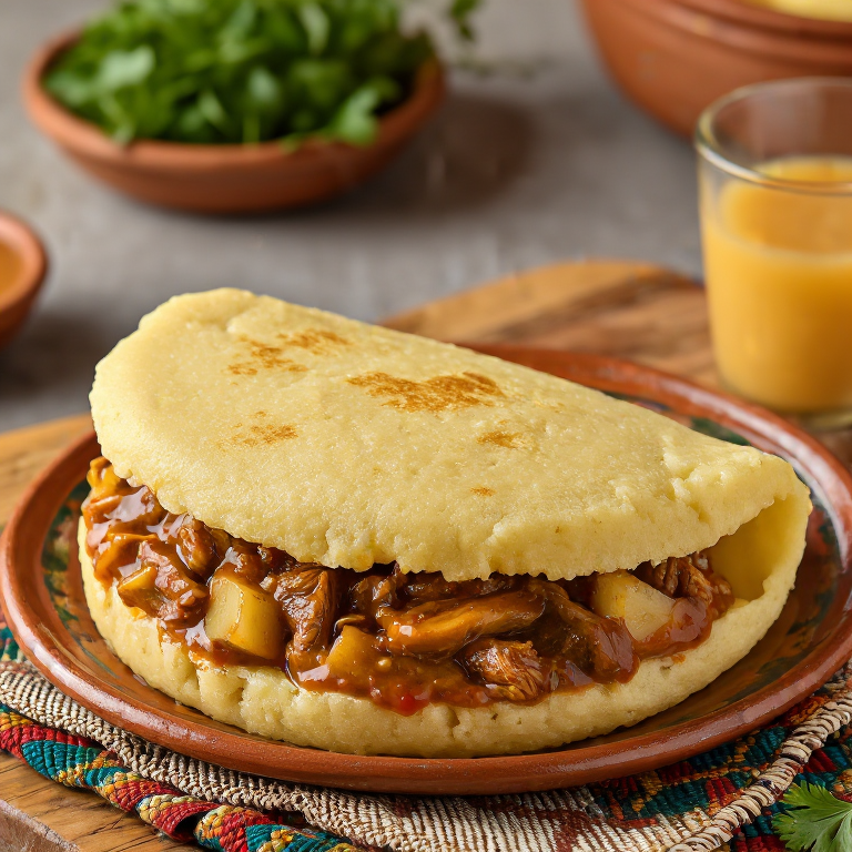 Arepa de Cachupa Caboverdiana