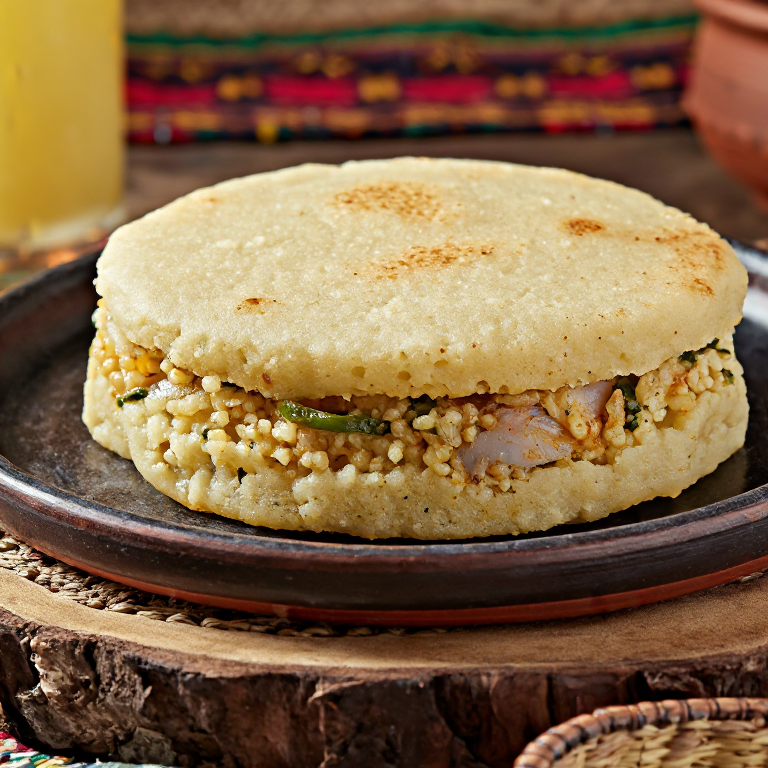 Arepa de Cachupa Capverdiana