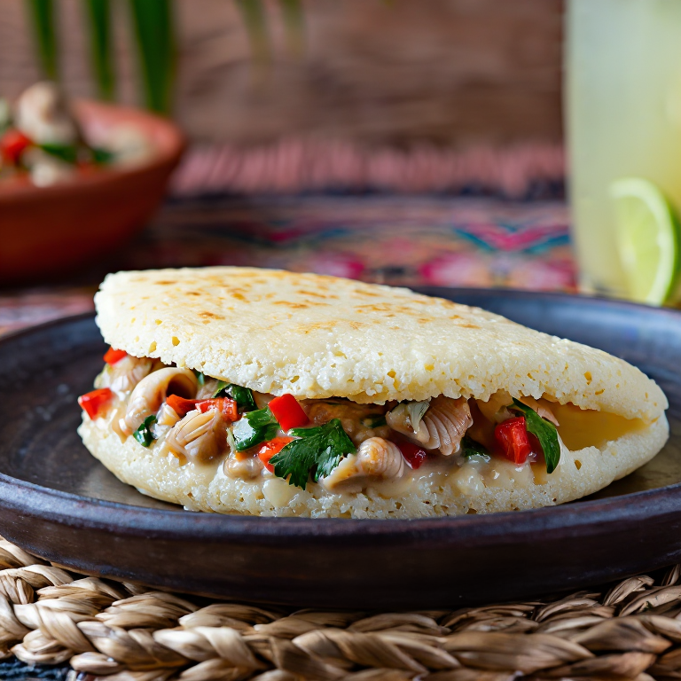 Arepa de Caracol al Estilo de las Islas Caimán