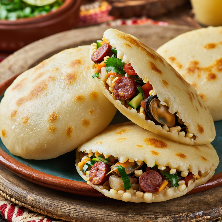Arepa de Curanto Chileno