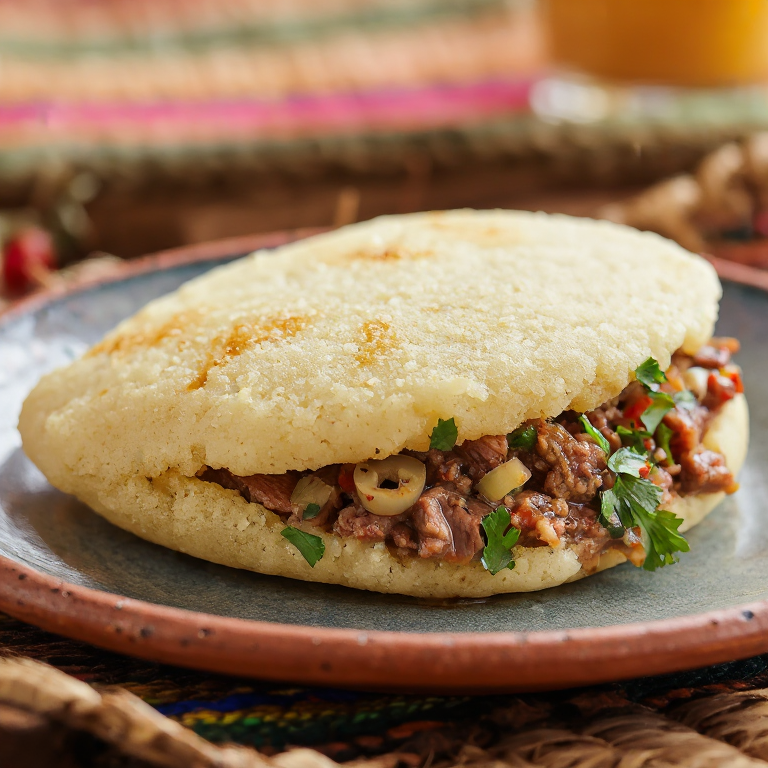 Arepas Rellenas de Pino Chileno: Un Viaje de Sabores Andinos