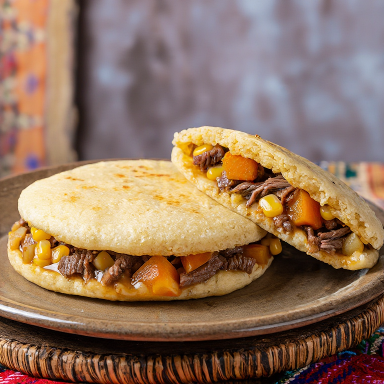 Arepa de Cazuela Chilena (Quilpué)