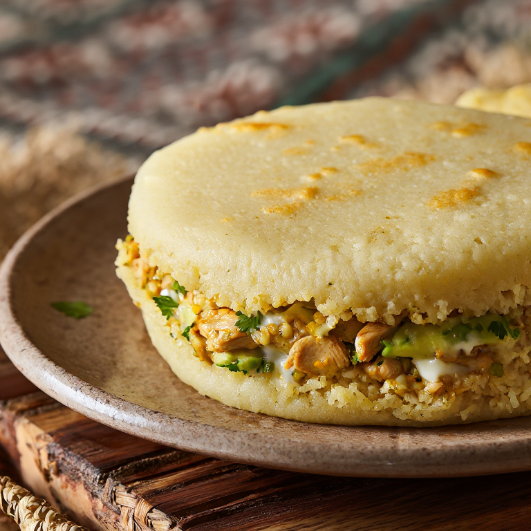 Arepa de Ajiaco Santafereño