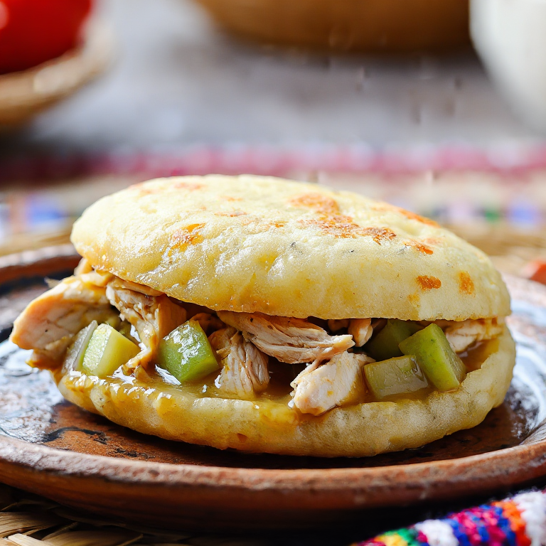 Arepa de Sancocho Caleño