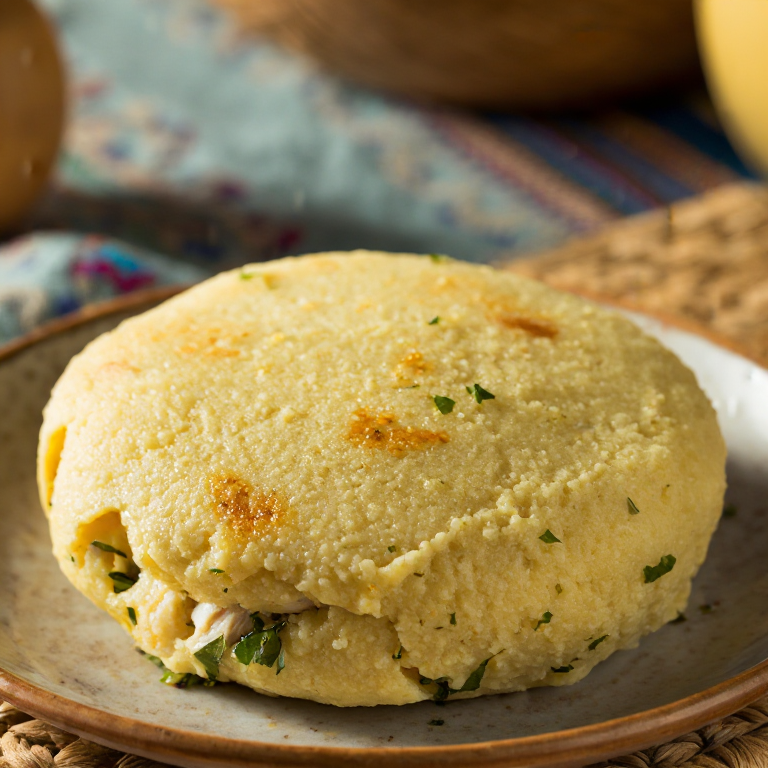Arepa de Ajiaco Santafereño: Fusión de Tradición en Cada Bocado