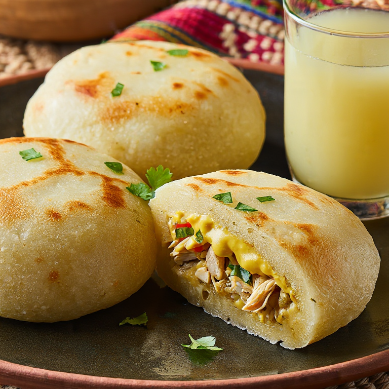 Arepa de Ajiaco Santafereño
