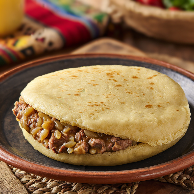 Arepa Lechona Tolimense