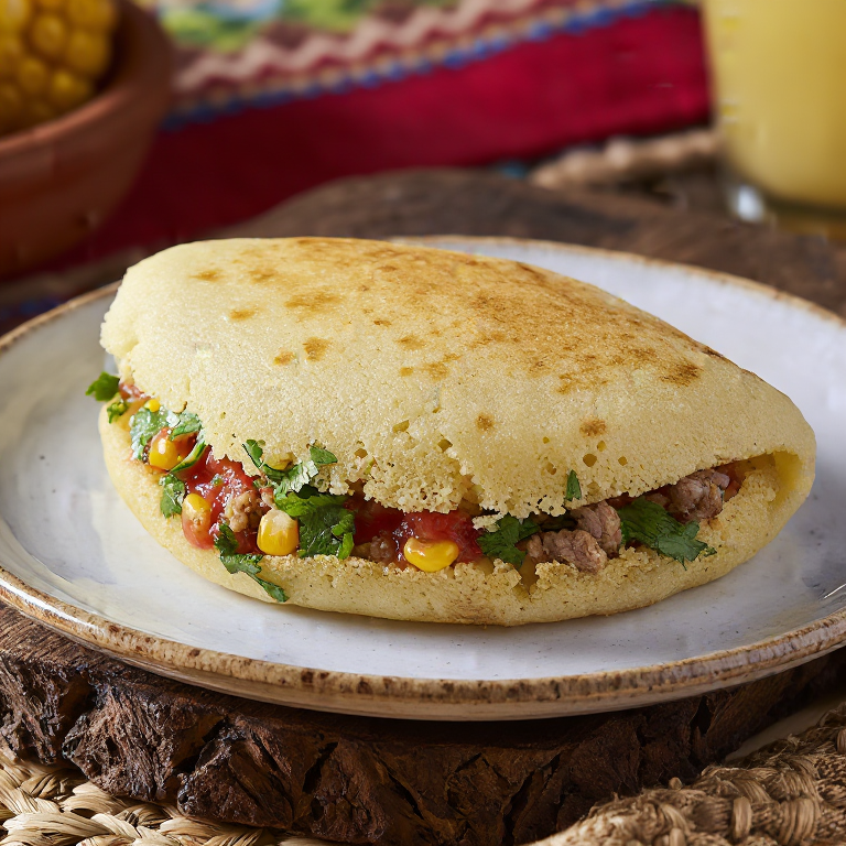 Arepa de Mute Santandereano