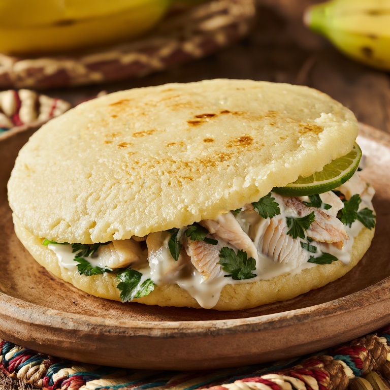 Arepa de Pescado con Coco (Estilo Comorense)