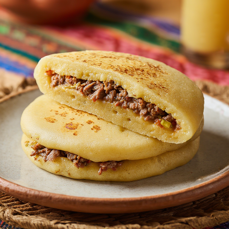 Arepa Costarricense de Olla de Carne