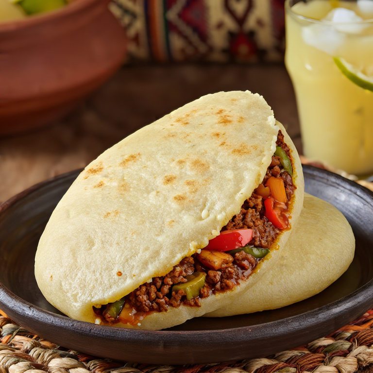 Arepa Costarricense de Olla de Carne
