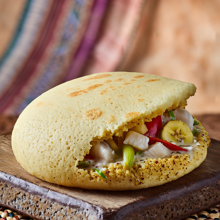 Arepa de Rondón Caribeña