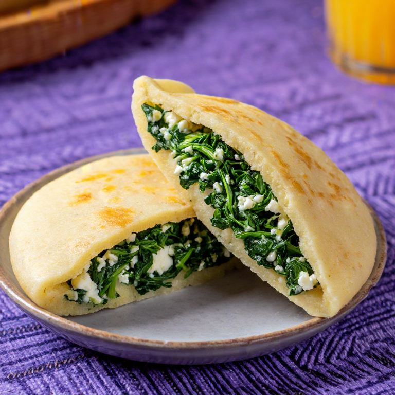 Arepa de Soparnik (Acelgas Rellenas al Estilo Dálmata)