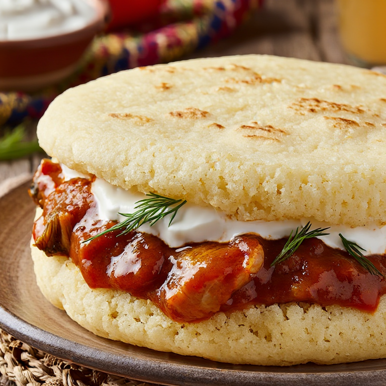 Arepa de Fiš Paprikaš (Estofado de Pescado al Pimentón)