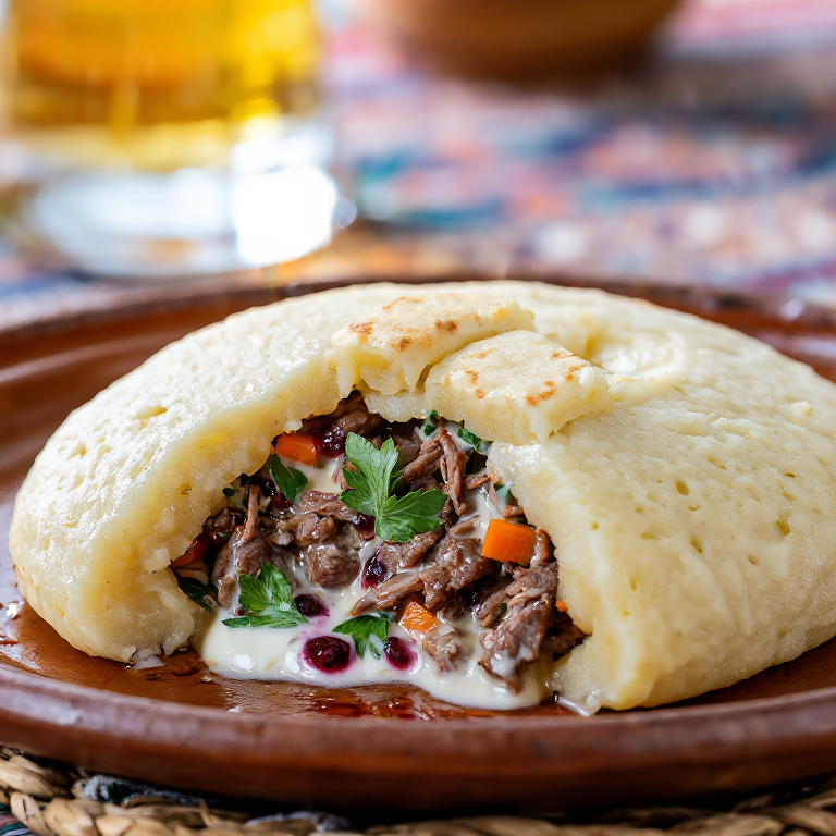Arepa de Svíčková: Fusión Checo-Venezolana