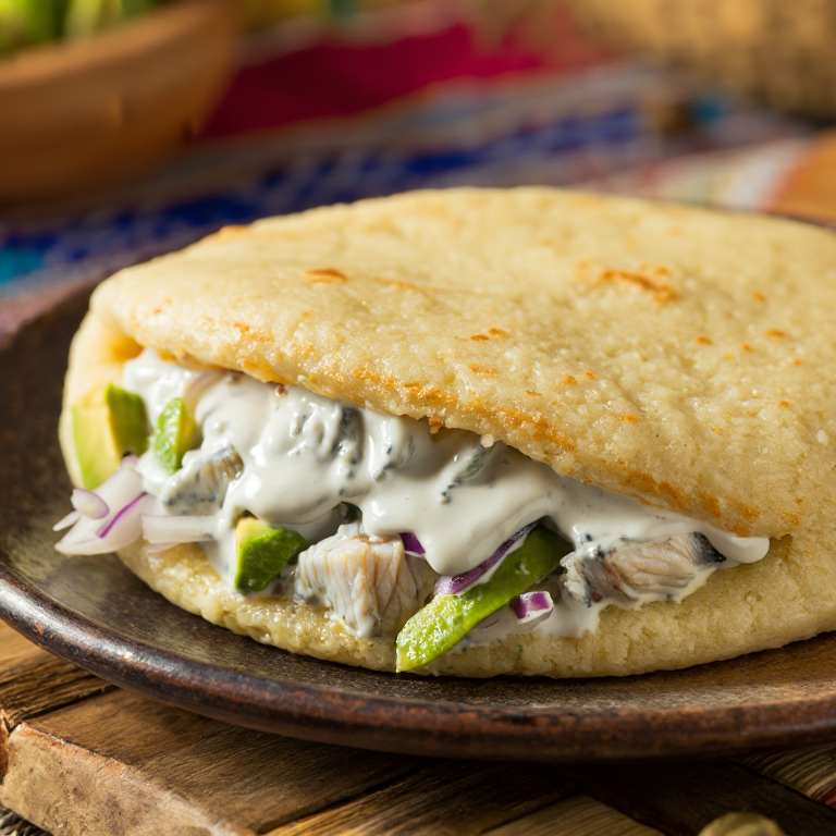 Arepa de Pescado con Coco al Estilo Baní