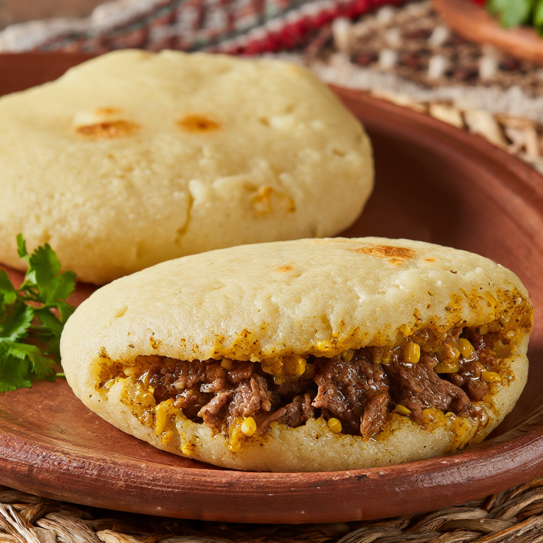 Arepa de Sancocho Criollo