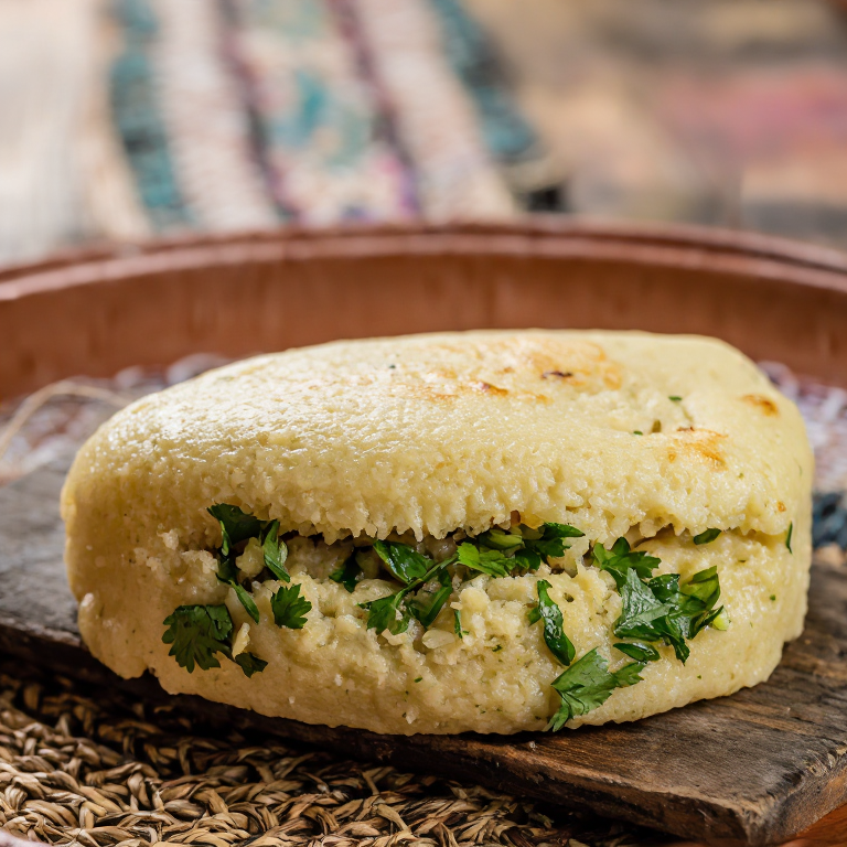 Arepa de Sancocho Dominicano