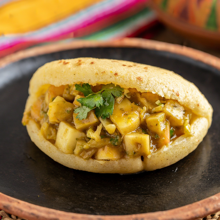 Arepa de Sancocho Vegano