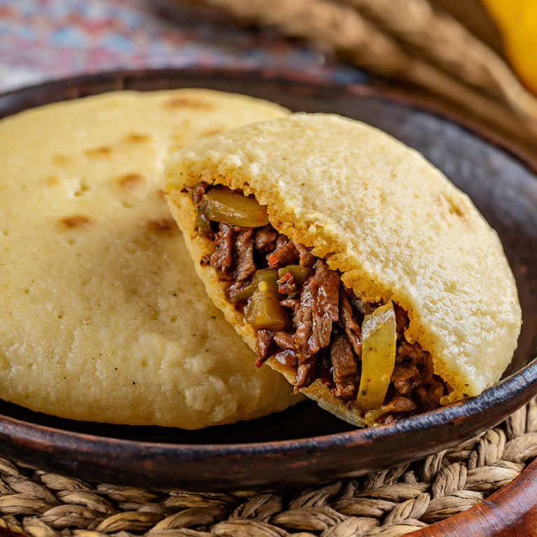 Arepa de Sancocho Dominicano