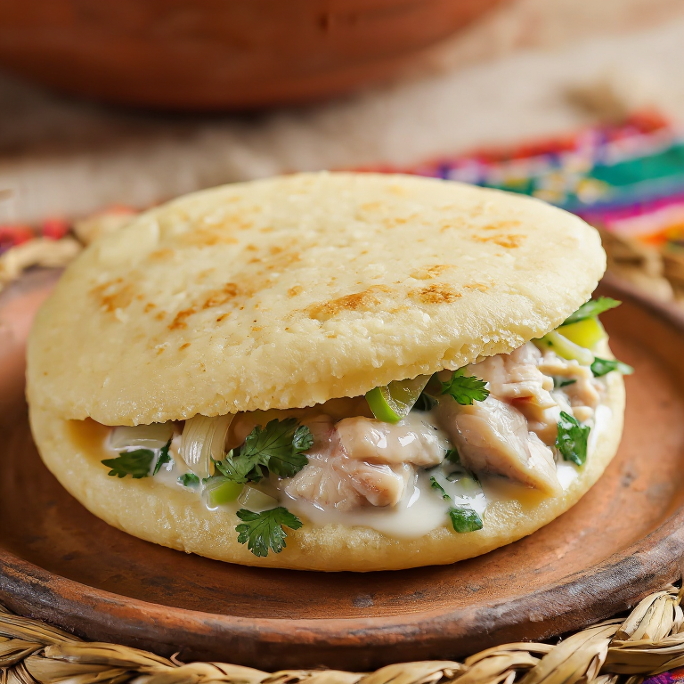 Arepa de Pescado con Coco (Puerto Plata-Style Fish and Coconut Arepa)