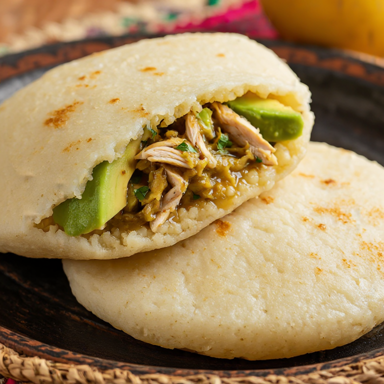 Arepa de Sancocho Dominicano