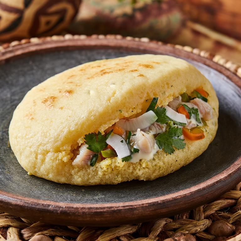Arepa de Sancocho de Pescado