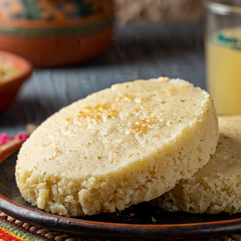 Arepa de Sancocho Dominicana