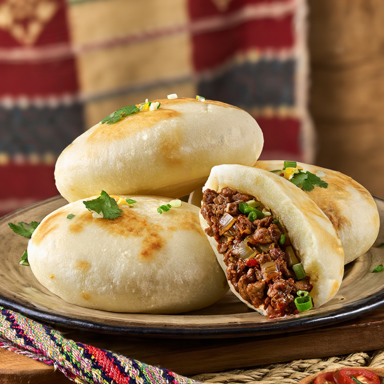 Arepa de Chivo Guisado al Estilo de San José de las Matas